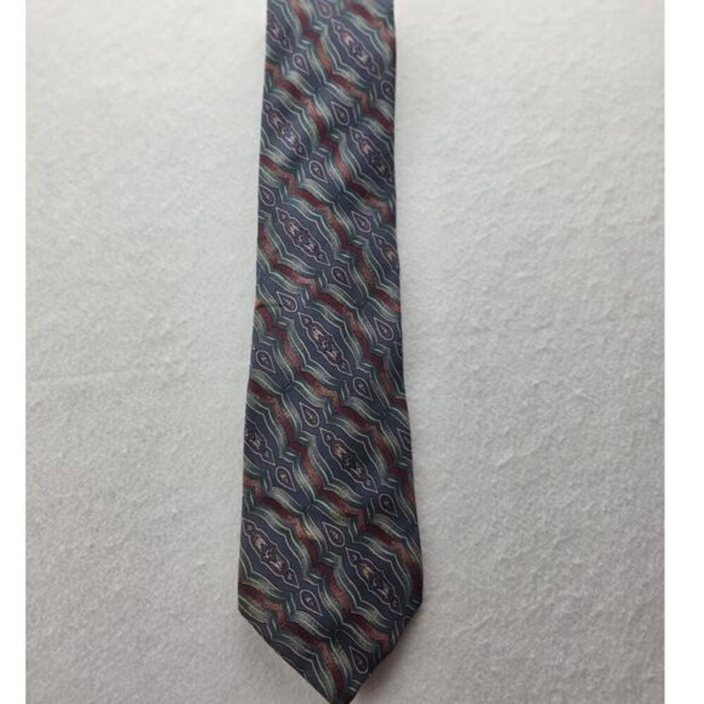 Christian Dior Vintage VTG Mens Tie Multi Color
